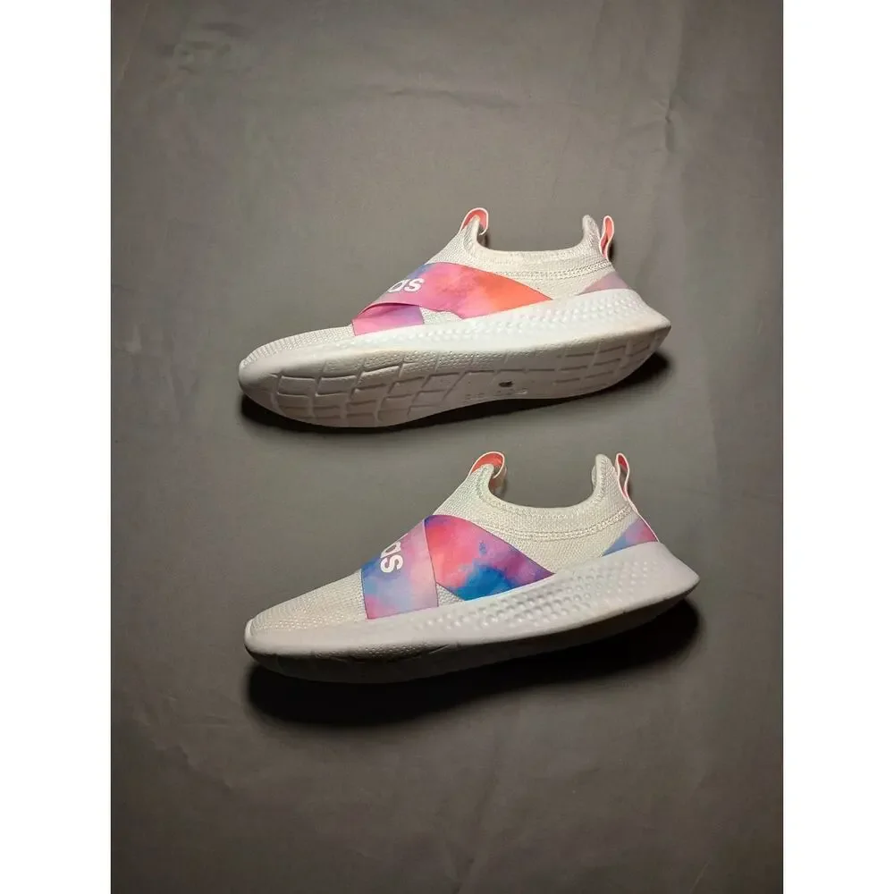 Adidas Cloud foam Slip On Tie Dye Sneakers Women's Size 6 - Picture 3 of 7